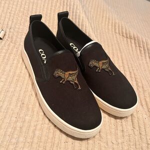 Coach Black Slip-On shoes